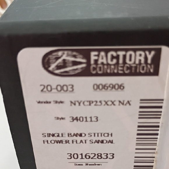 New York & Company Women's 9  Tan Slide Sandals Single Band Stich Flat Sandal - Picture 7 of 8